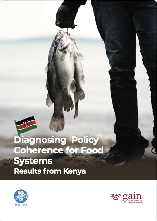 Diagnosing Policy Coherence for Food Systems Results from Kenya